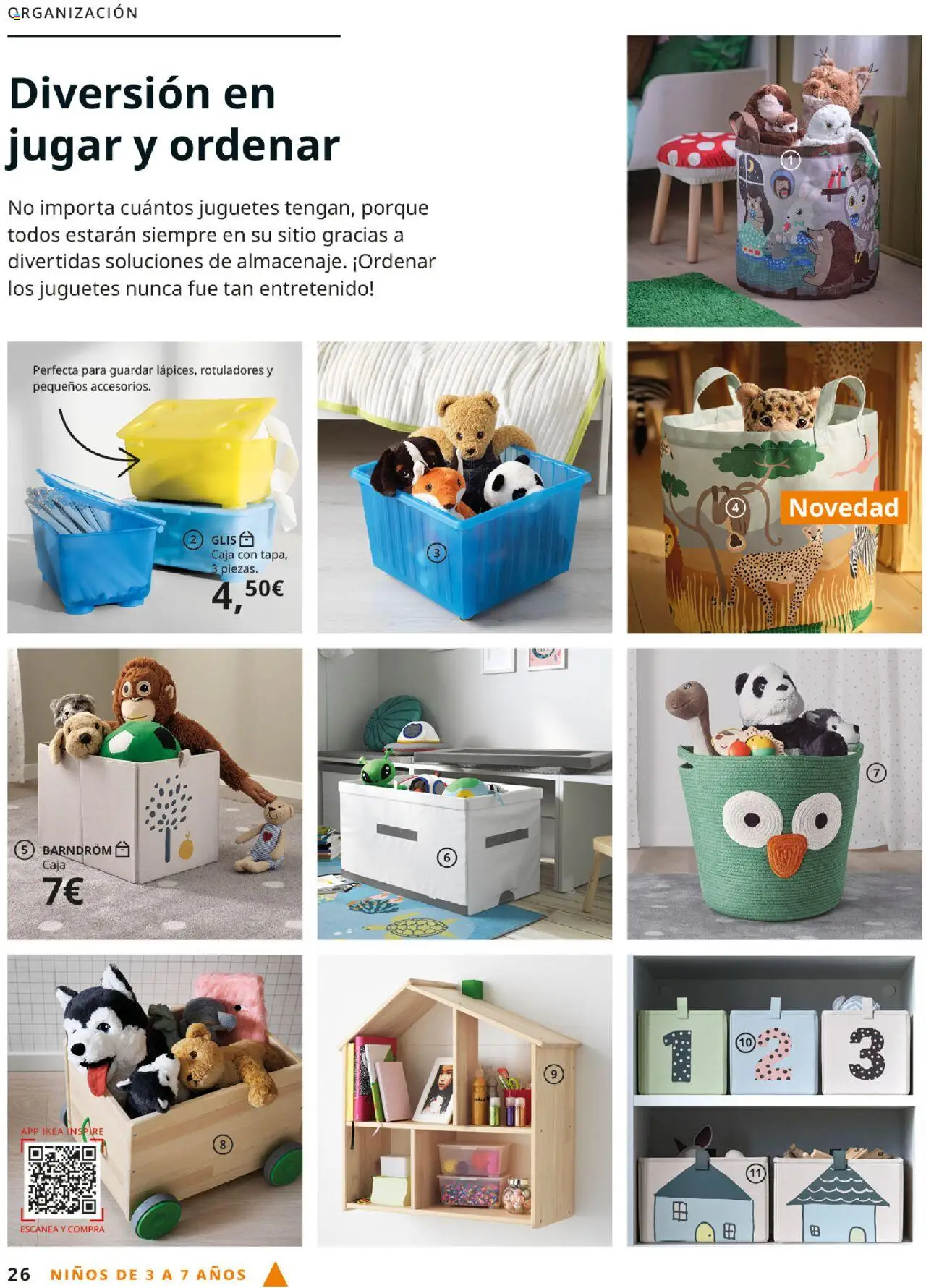 Catálogo IKEA y los niños │ válido desde el 01.09.2025 | Página: 26 | Productos: Juguetes, Caja