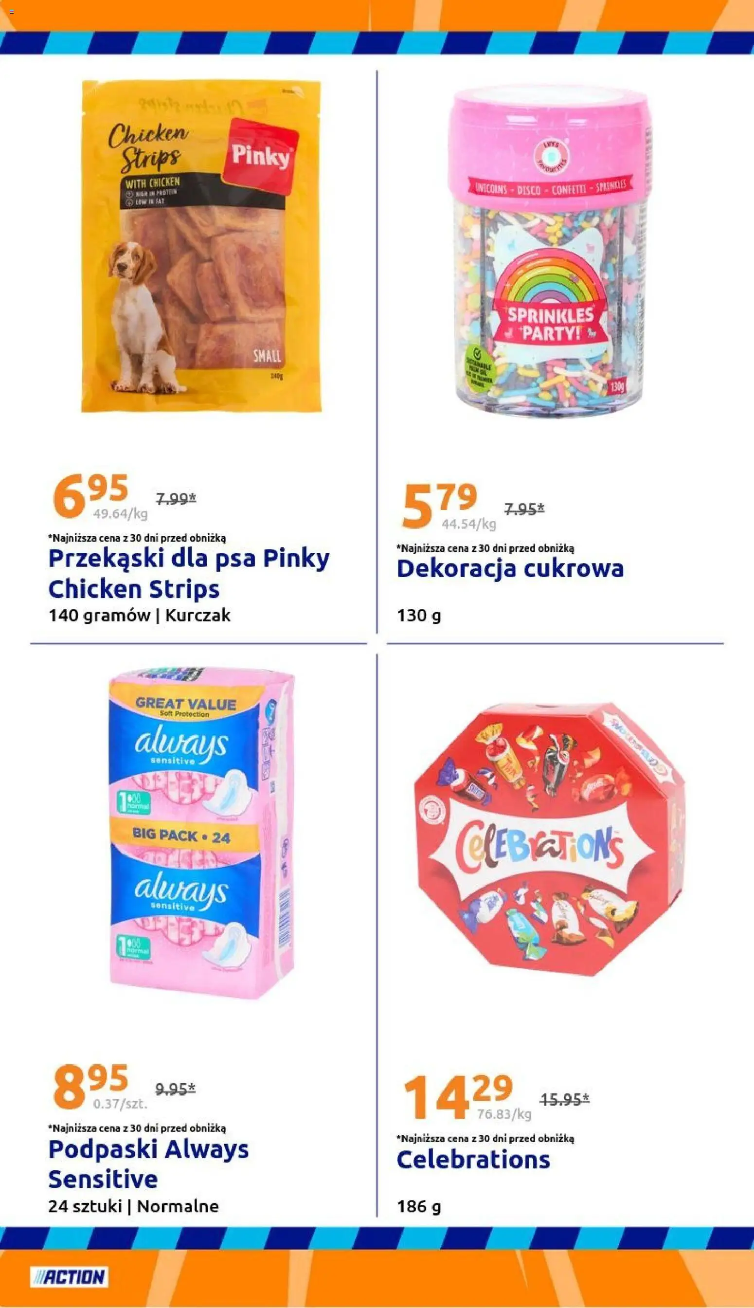 Action Gazetka od 21.01.2026 | Strona: 26 | Produkty: Kurczak, Podpaski always, Podpaski