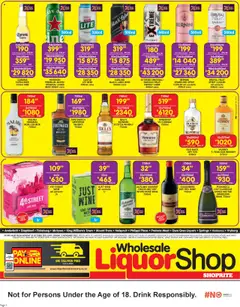 Shoprite specials catalogue – valid from 20.10.2025 | Page: 2 | Products: Brandy, Wine, Blush, Gin
