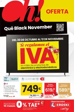 Vista previa Eroski - Black Friday válido desde el 30.10.2025
