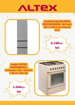 Ofertele Altex valabile de la 19.03.2026 | Pagină: 4 | Produse: Aragaz, Combină frigorifică