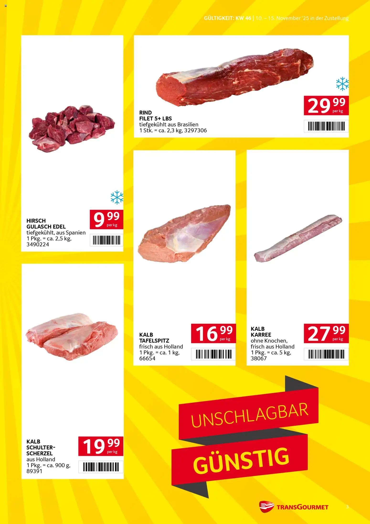Transgourmet Zustellaktion gültig ab 10.11.2025 | Seite: 3