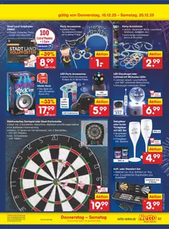 Netto Marken-Discount Prospekt 	 ab 15.12.2025 gültig | Seite: 49 | Produkte: Spiel, Batterie, Rock