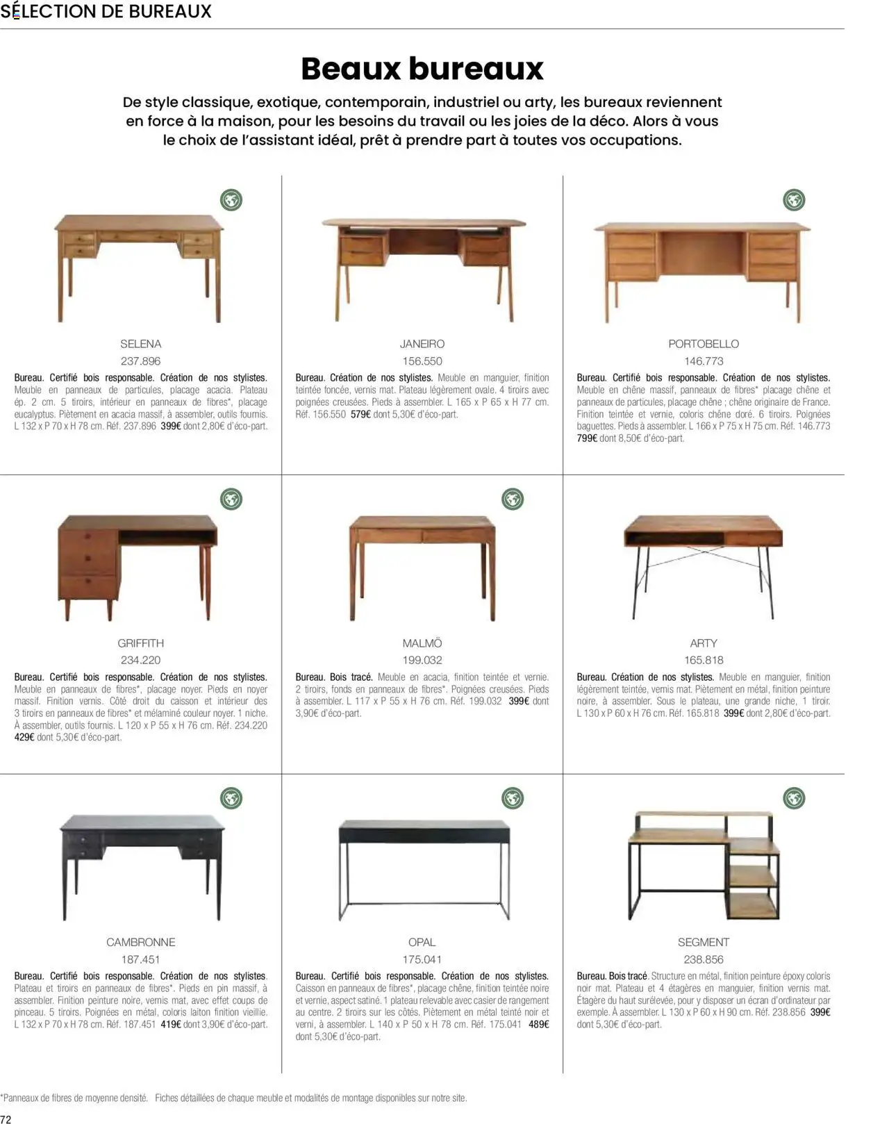 {H1} | Page: 74 | Produits: Plateau, Poignées, Étagère, Tiroirs