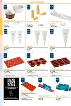 SZILIKON MUFFIN SÜTŐFORMA, -60°C-...+230°C-ig, Sütőben, mikrohullámú sütőben használható, Mosogatógépben mosható - amely érvényes a következő dátumtól: 17.02.2025 | Oldal: 34