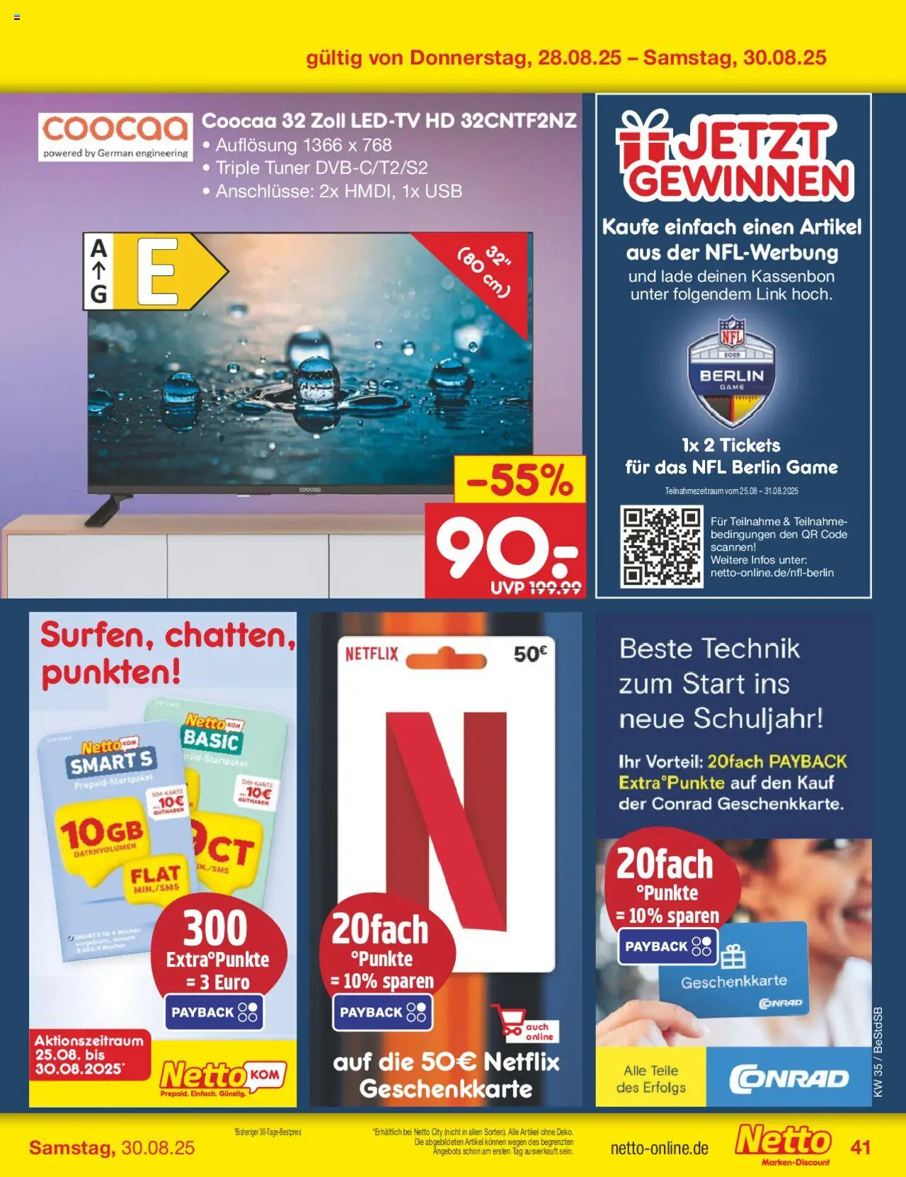 Netto Marken-Discount Prospekt 	 - gültig ab dem 25.08.2025 | Seite: 59 | Produkte: USB