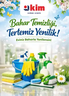 10.04.2026 tarihinden itibaren geçerli olan Kim Market kataloğu önizlemesi