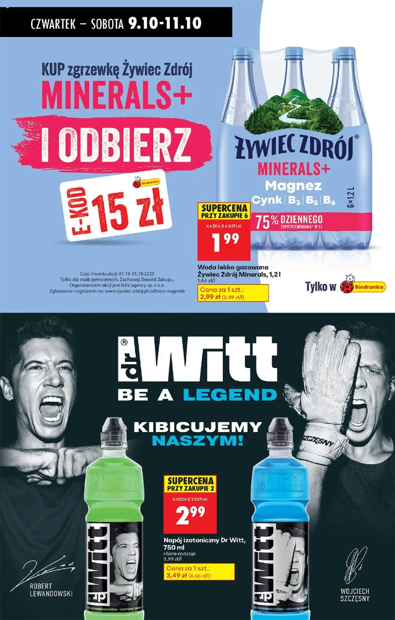 Biedronka gazetka - Oferta w tym tygodniu od 09.10.2025 | Strona: 65 | Produkty: Woda