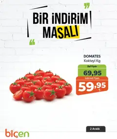 02.12.2025 tarihinden itibaren geçerli olan Biçen Market kataloğu önizlemesi