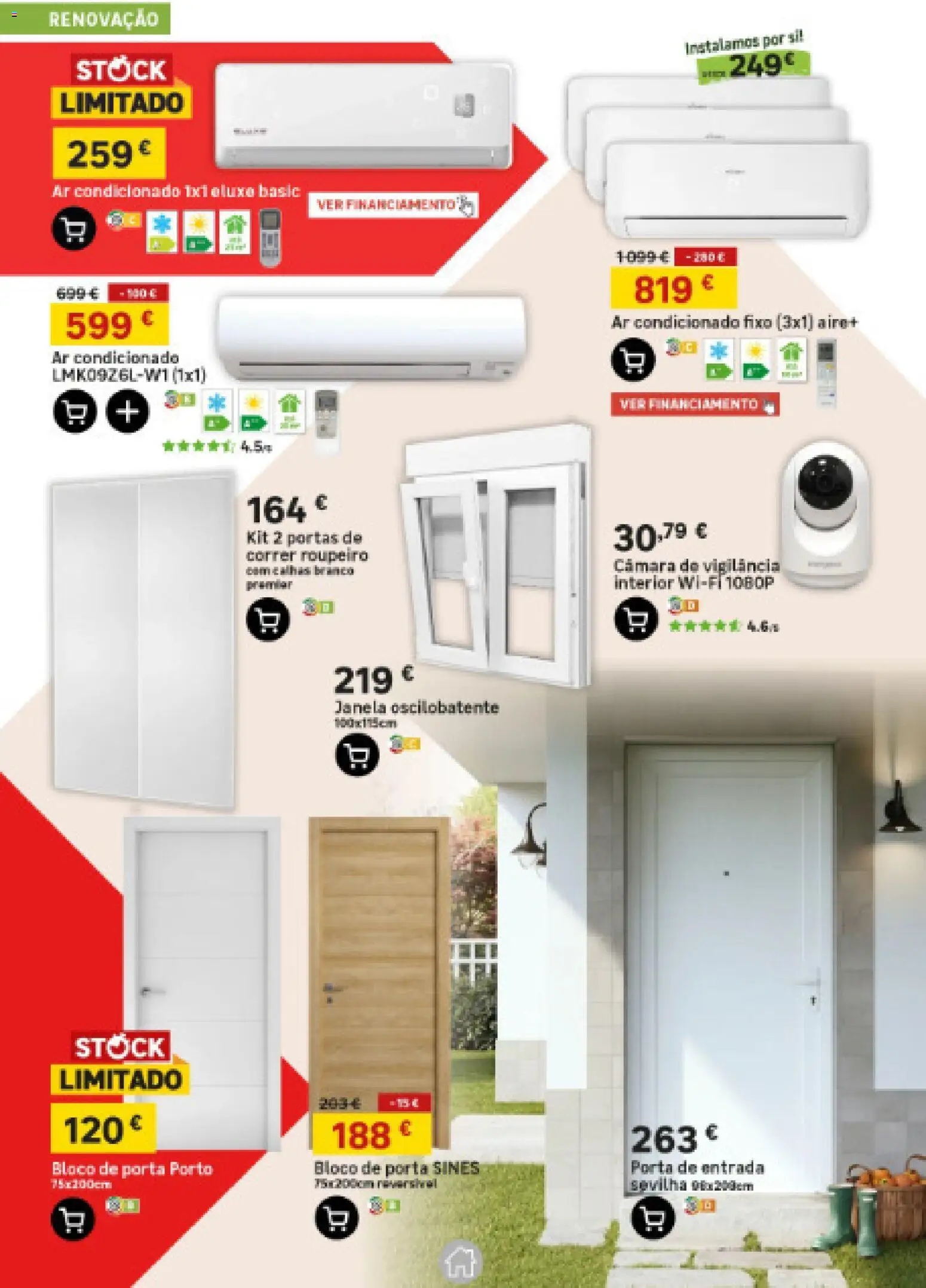 Leroy Merlin Arquipélago dos Açores │ válido de 26.03.2026 | Página: 17 | Produtos: Porta, Roupeiro, Janela, Portas