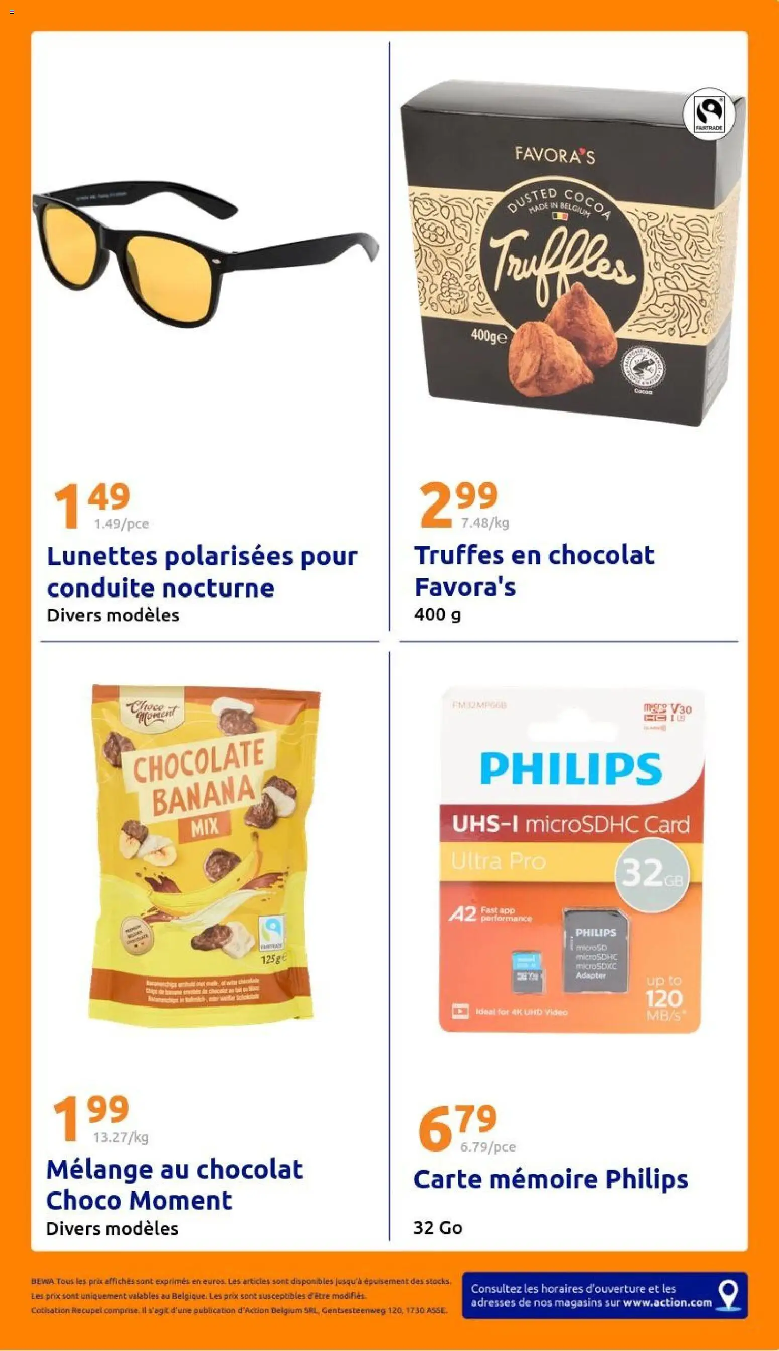 {H1} | Page: 33 | Produits: Vidéo, Carte mémoire, Chocolat, Lunettes