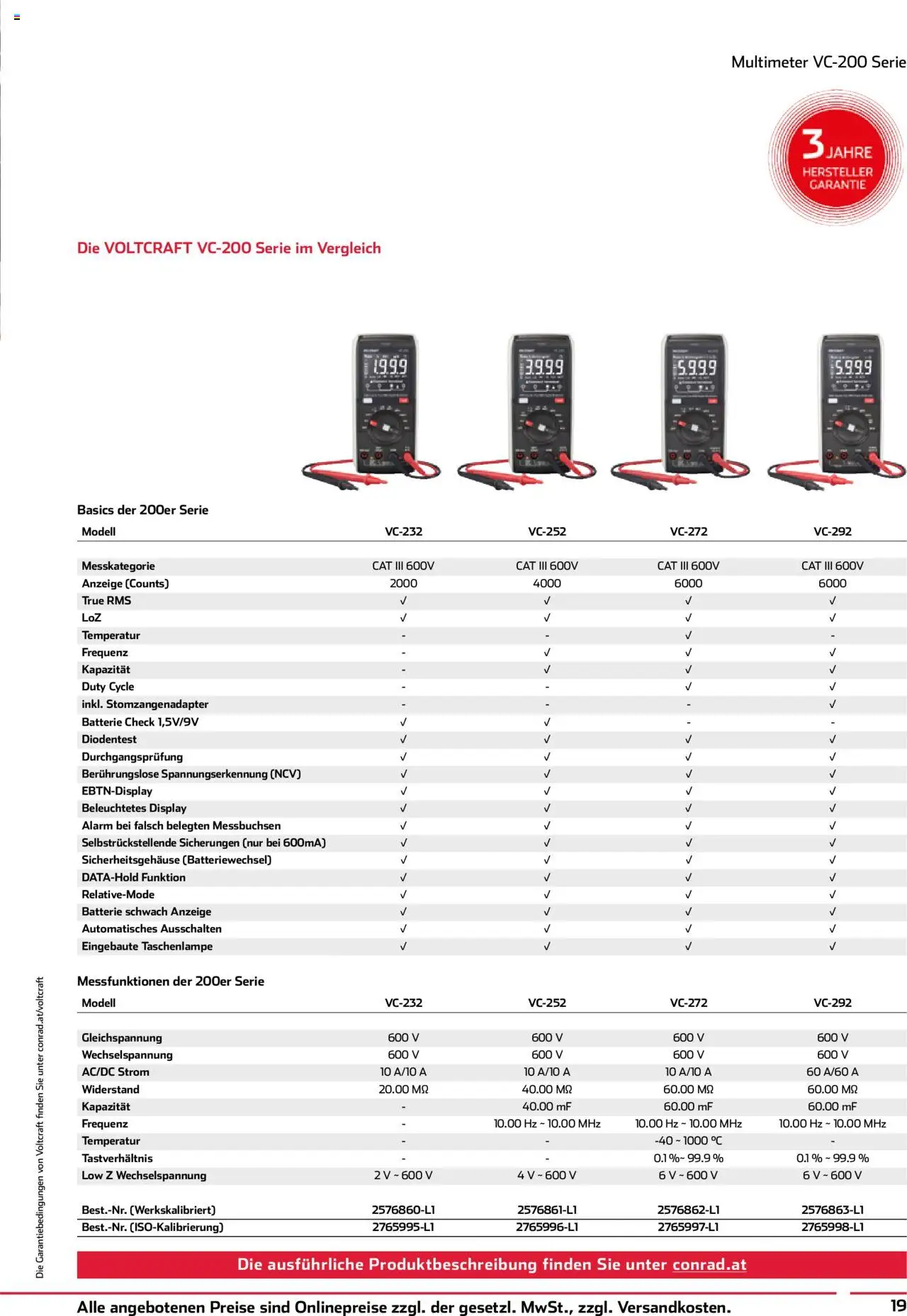 Conrad Voltcraft gültig ab 01.10.2025 | Seite: 19 | Produkte: Batterie