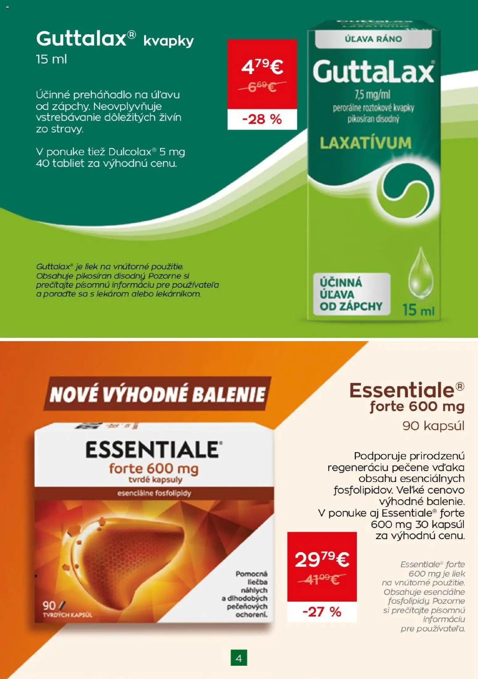 Nové Schneider lekáreň akcie – leták je platný od 01.04.2026 | Strana: 4