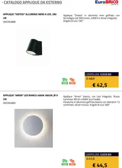 Anteprima del volantino Eurobrico Applique da Esterno catalogo valido a partire dal 23.07.2025 | Pagina: 31