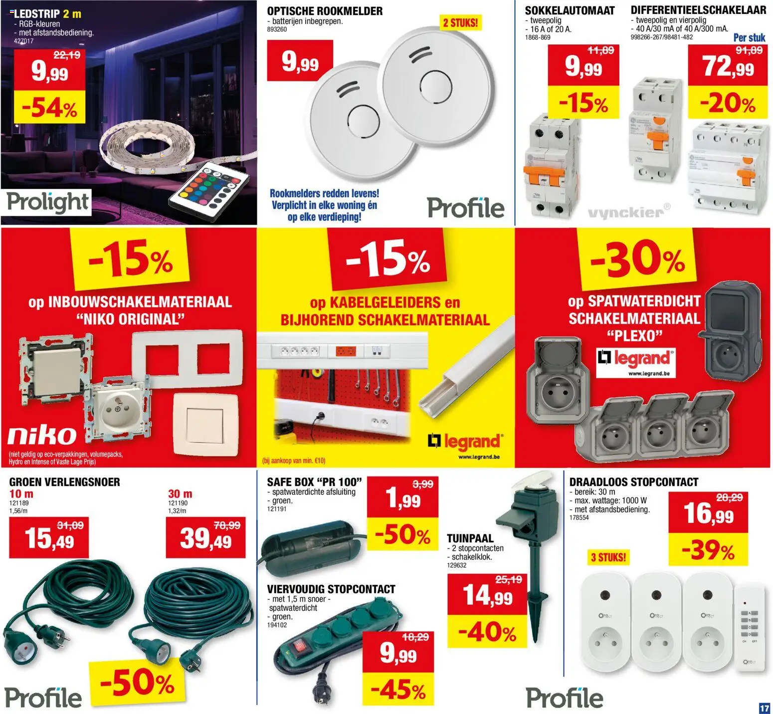 {H1} | Pagina: 17 | Producten: Stopcontact, Box, Batterijen