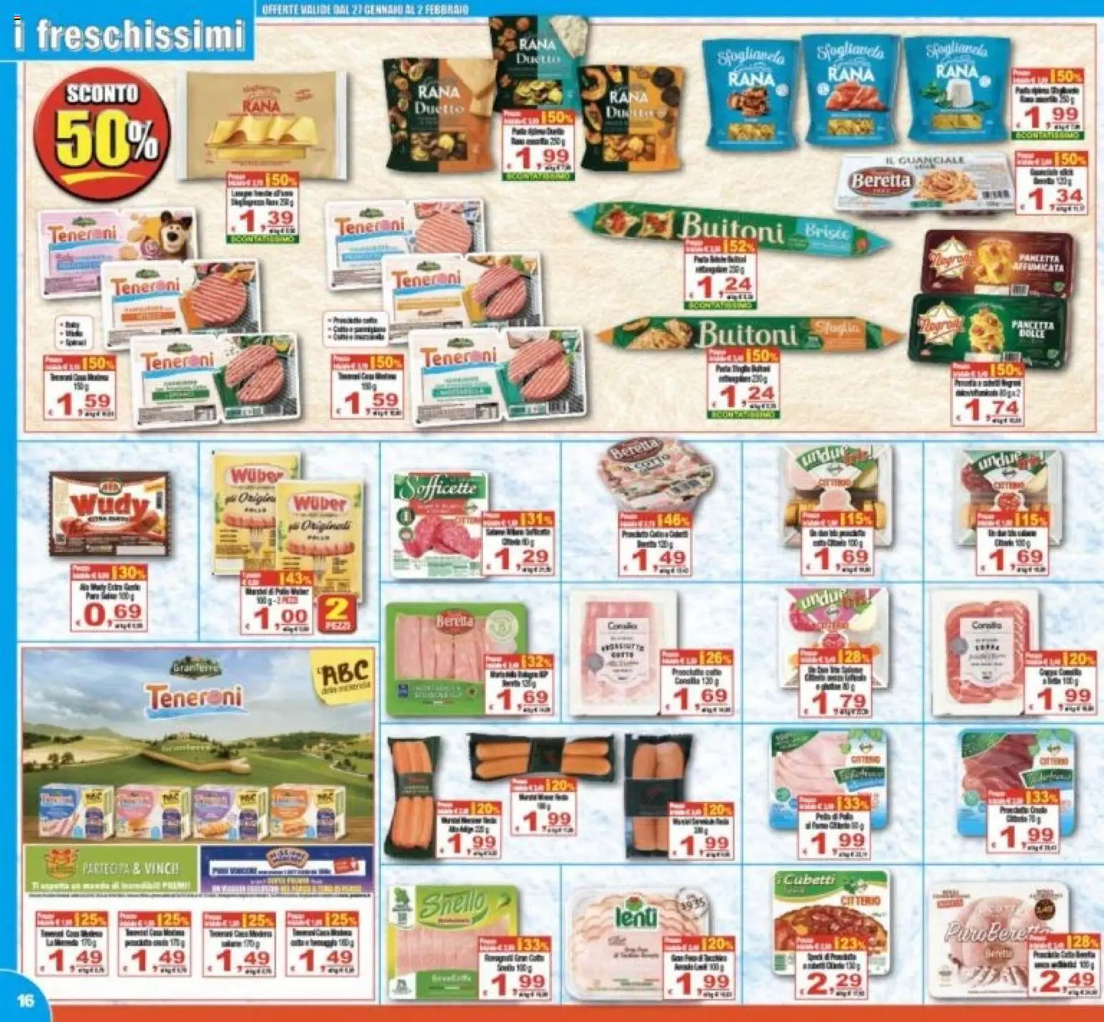 Volantino CTS del 27.01.2026 | Pagina: 16 | Prodotti: Guanciale