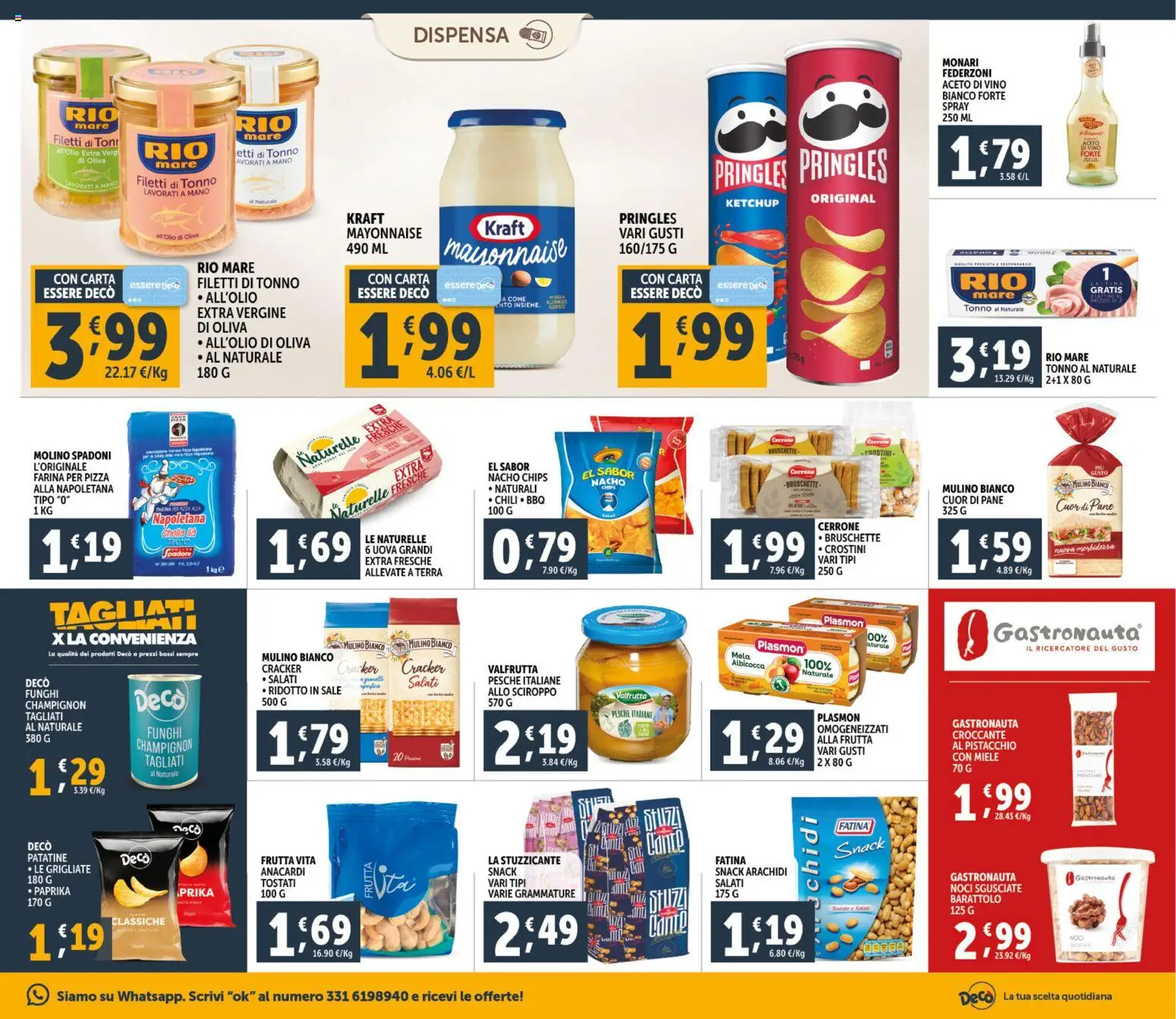 Volantino Decò del 30.01.2026 | Pagina: 15 | Prodotti: Patatine, Sale, Crostini, Tonno al naturale