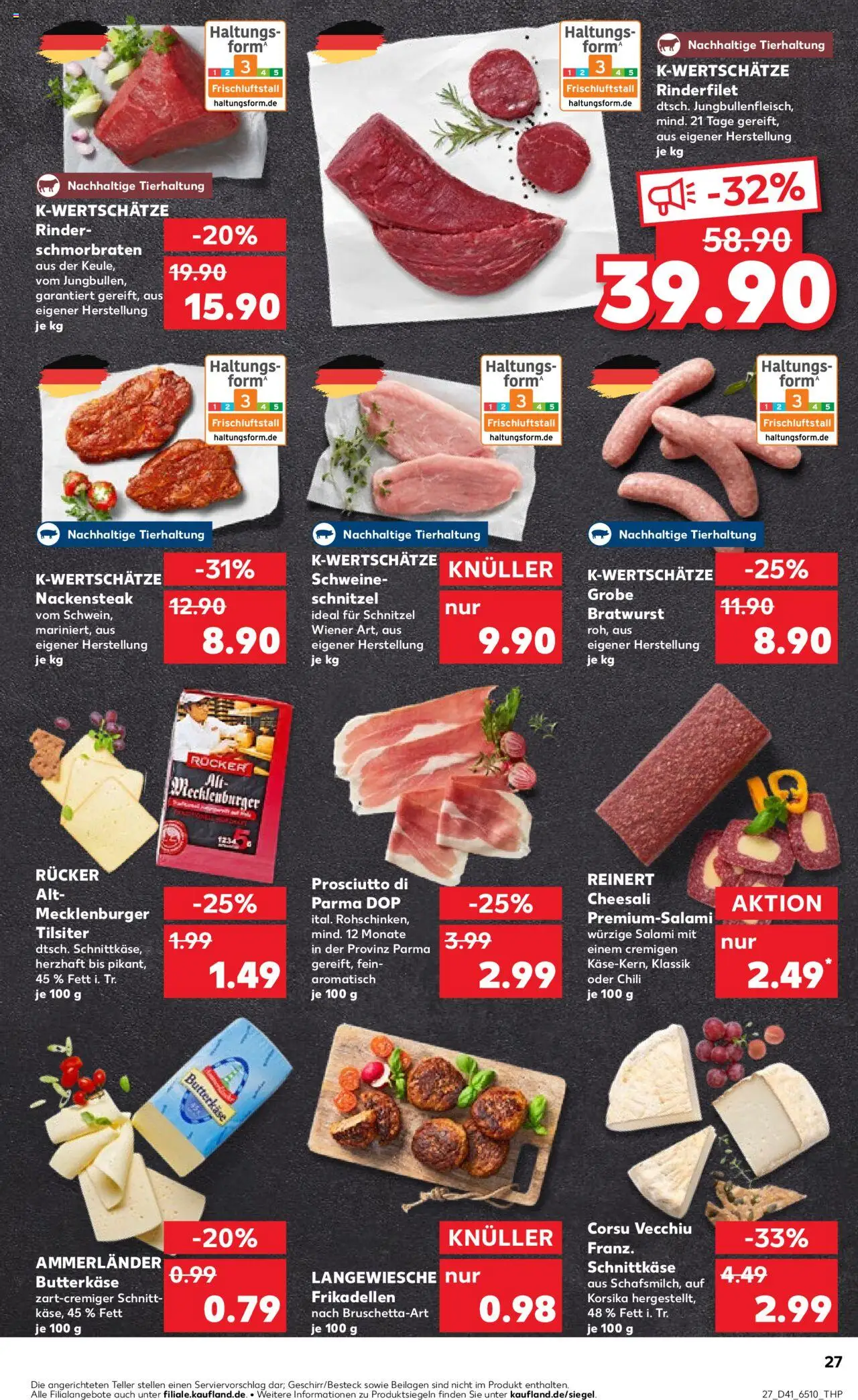 {H1} | Pagina: 27 | Producten: Salami, Schnitzel, Protein