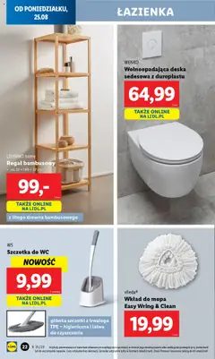 W5 Szczotka do WC, Szczotka do WC, główka szczotki z trwałego TPE - higieniczna i łatwa do czyszczenia od 25.08.2025 | Strona: 22 | Produkty: Szczotka, Regał