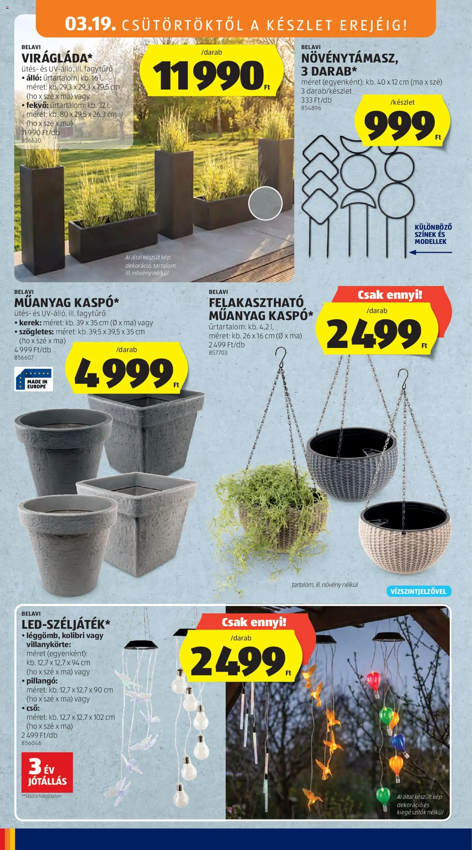 Aldi akciós ujság - amely érvényes a következő dátumtól: 19.03.2026 | Oldal: 10