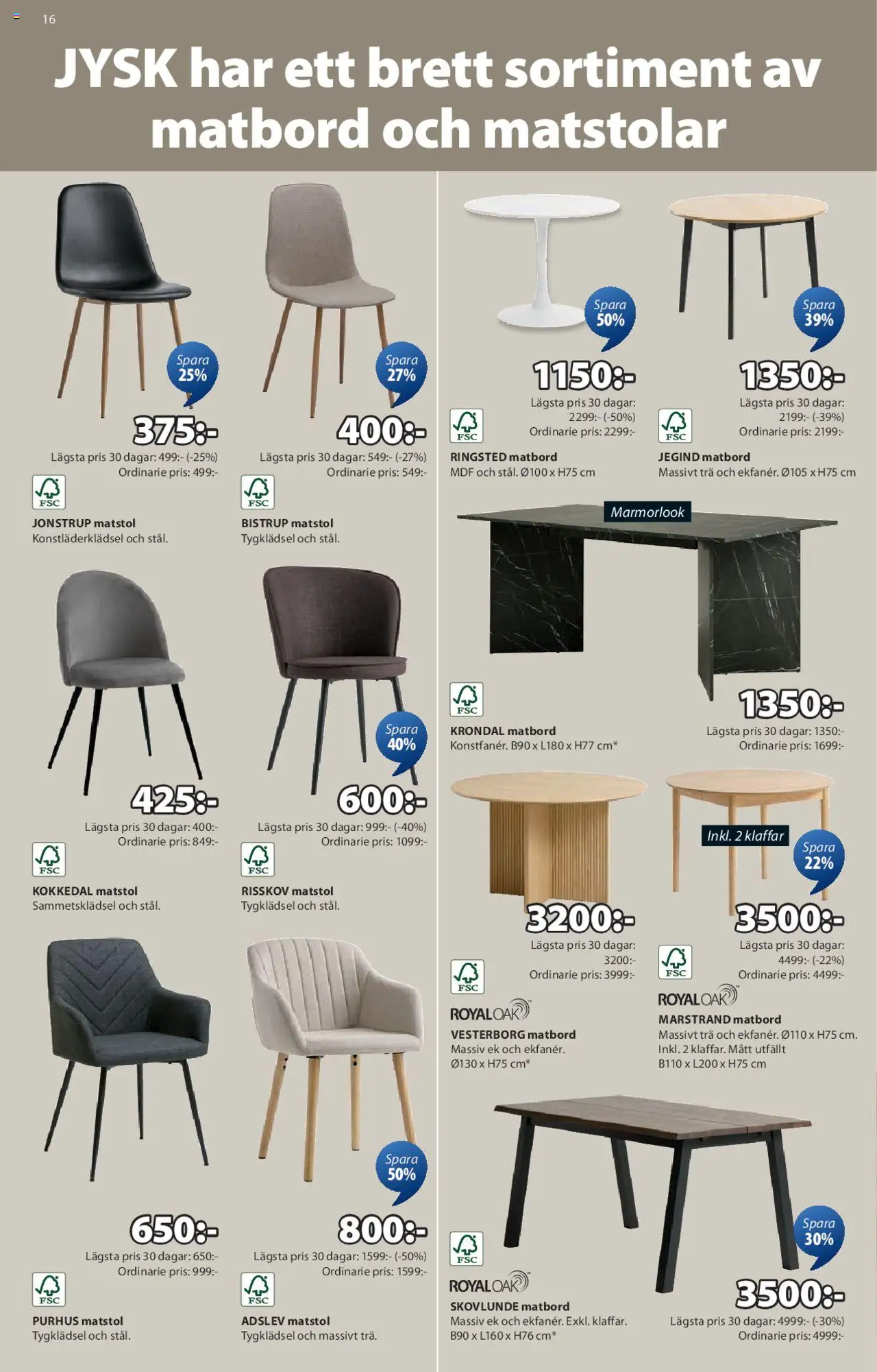 JYSK reklamblad aktuell från 04.08.2025 | Sida: 16