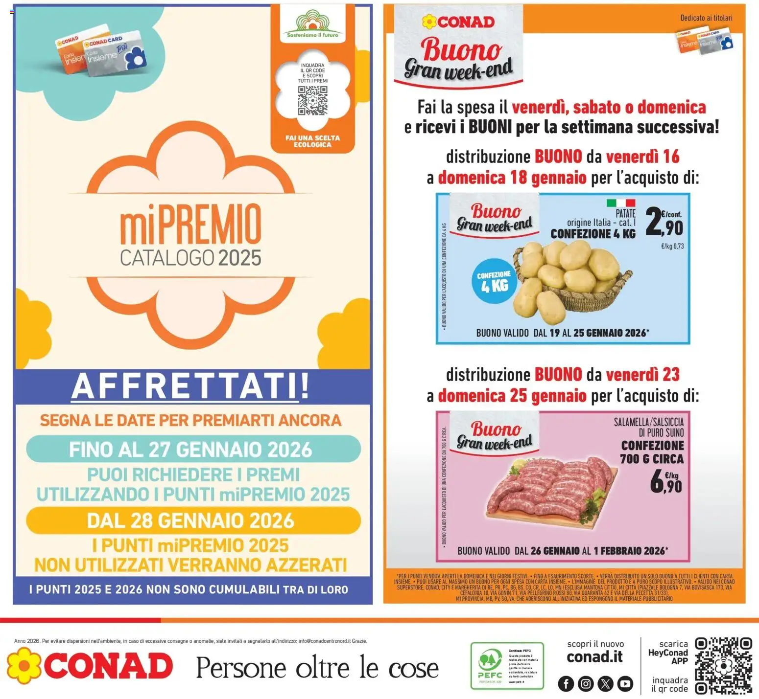 Volantino Conad del 14.01.2026 | Pagina: 34 | Prodotti: Patate, Suino
