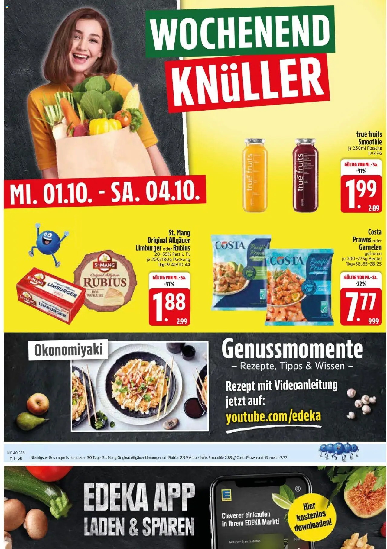 Edeka prospekt Unterföhring	 – gültig ab 28.09.2025 | Seite: 26 | Produkte: Garnelen
