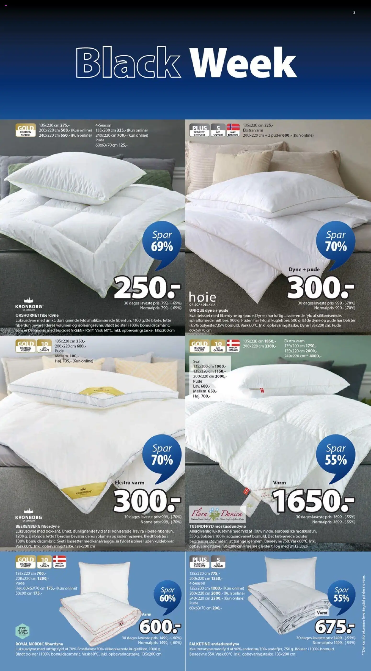 JYSK tilbudsavis – gyldig fra 24.11.2025 | Side: 3 | Produkter: Pude, Søm