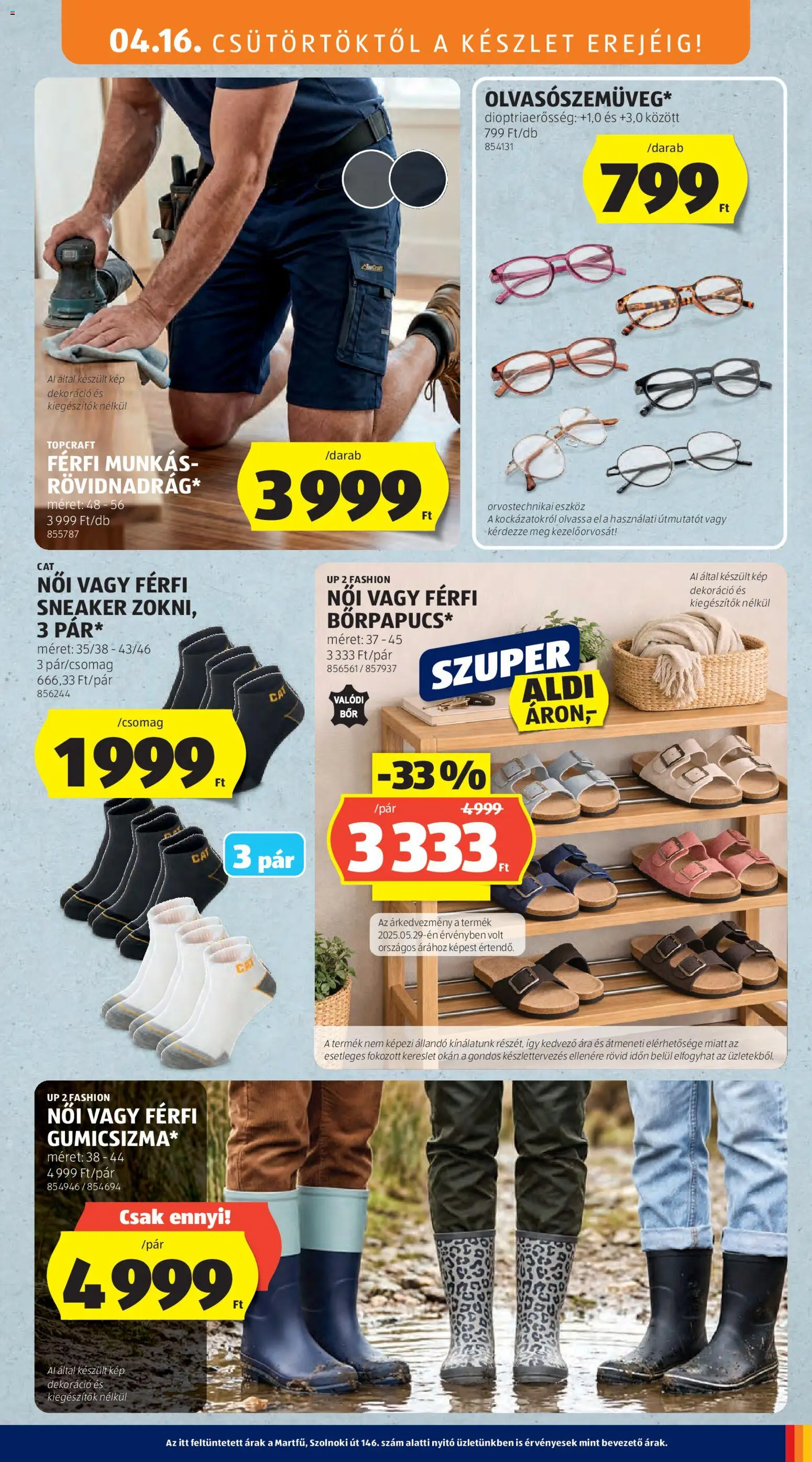 Aldi akciós ujság - amely érvényes a következő dátumtól: 16.04.2026 | Oldal: 23 | Termékek: Dekoráció