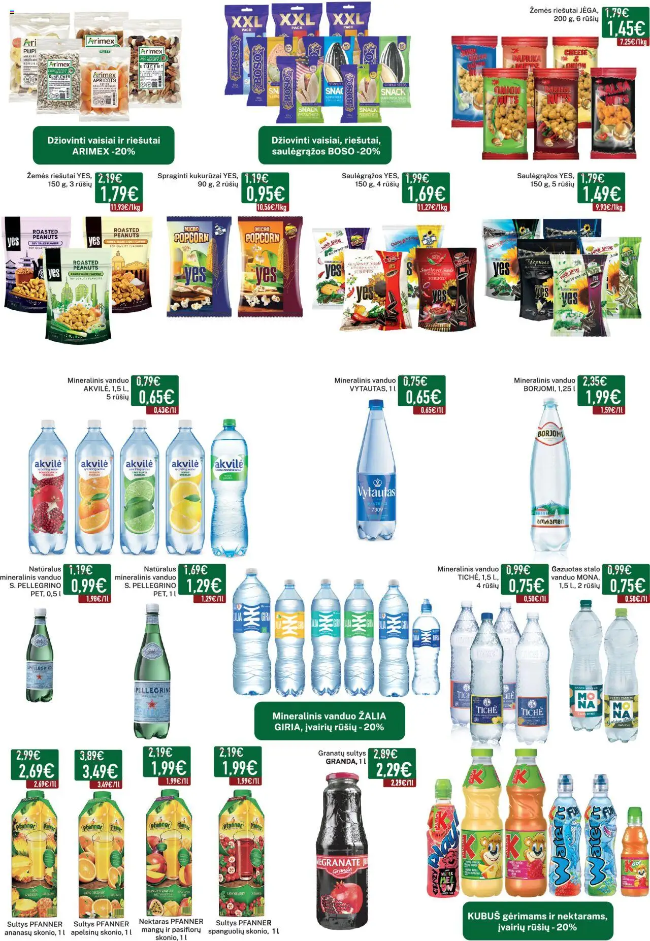 Elimart - TAU akcijos nuo 06.10.2025 | Puslapis: 12 | Prekių: Kukurūzai, Sultys, Mineralinis vanduo, Saulėgrąžos