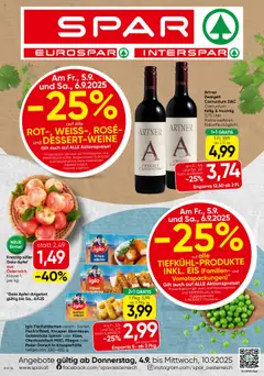 Vorschau von dem Prospekt - Spar Flugblatt - Burgenland gültig ab 04.09.2025