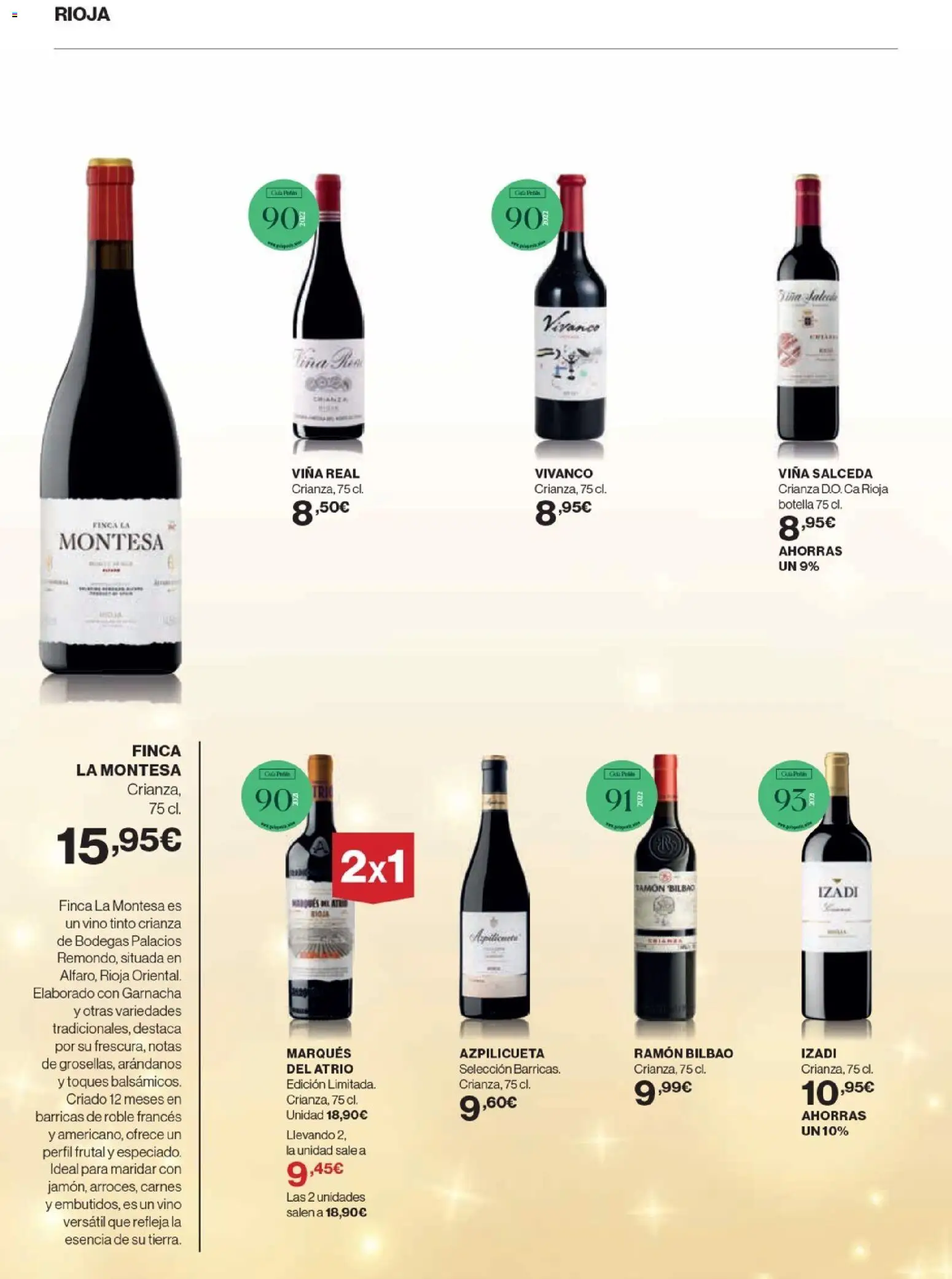 Hipercor - Bodega Navidad 25 │ válido desde el 20.11.2025 | Página: 10 | Productos: Jamón, Vino