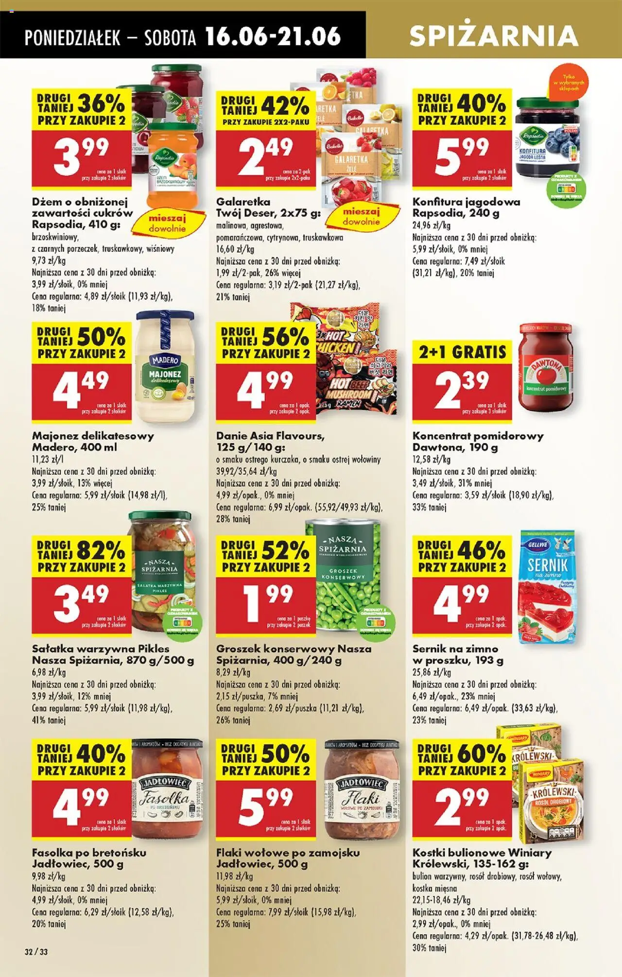 Biedronka gazetka od 16.06.2025 | Strona: 48 | Produkty: Kawa mielona Prima, Kawa ziarnista, Kawa rozpuszczalna, Cappuccino