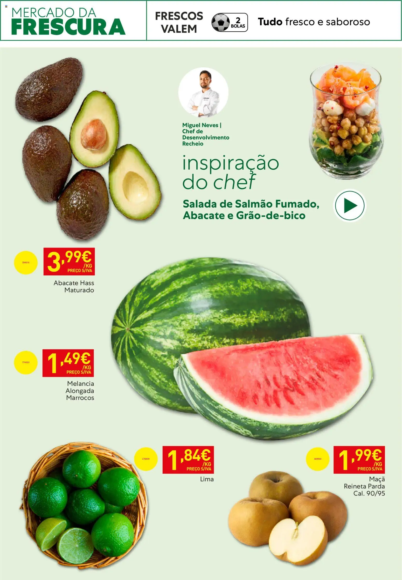 Recheio Horeca │ válido de 24.03.2026 | Página: 6 | Produtos: Salmão, Abacate, Melancia, Salada
