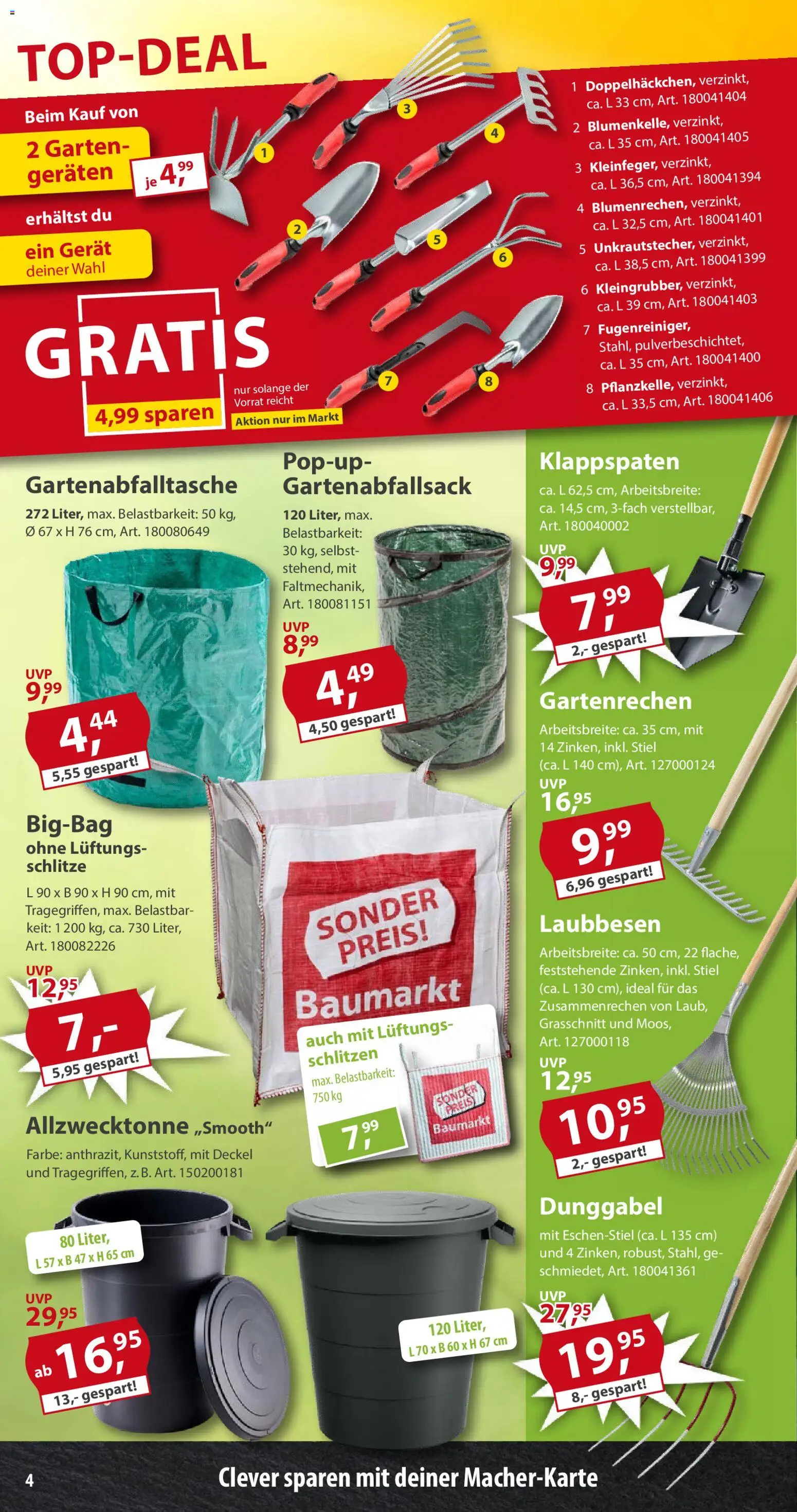 Sonderpreis Baumarkt Prospekt 	 – gültig ab 02.05.2026 | Seite: 4