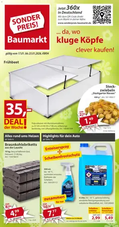 Sonderpreis Baumarkt Prospekt 	 ab 17.01.2026 gültig