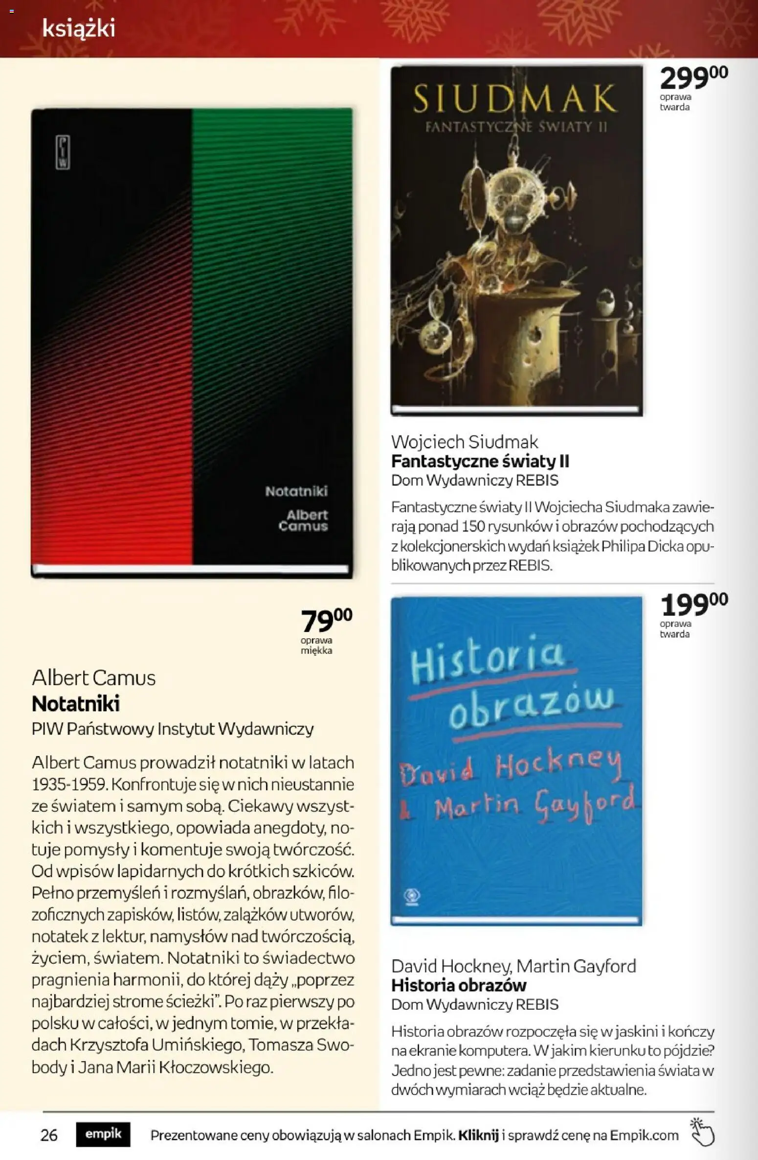 Empik promocje - Tom kultury Książki od 26.11.2025 | Strona: 26 | Produkty: Tuje, Książki, Body