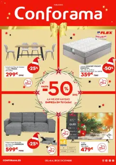 Vista previa Conforama folleto válido desde el 04.12.2025