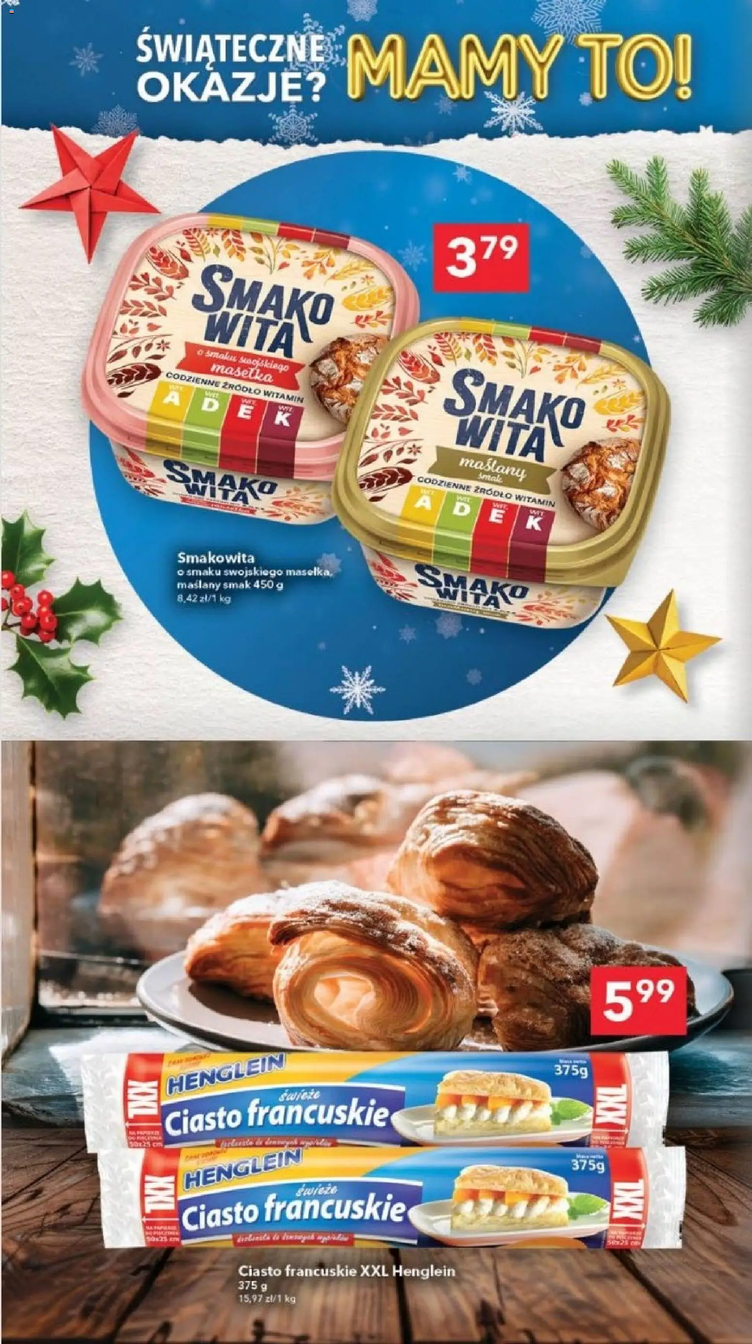Lewiatan gazetka - Szczecin od 17.12.2025 | Strona: 6 | Produkty: Ciasto francuskie XXL, Ciasto francuskie, Ciasto