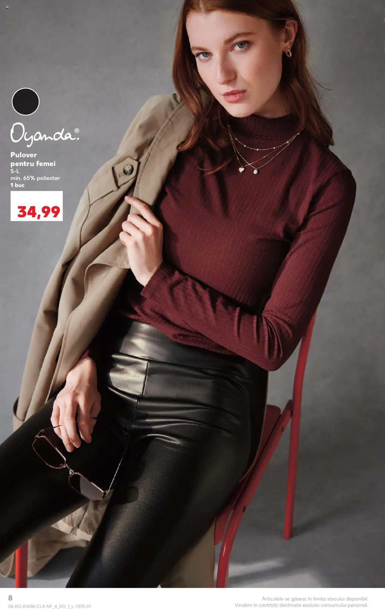 Noul catalog Kaufland – valabil de la 17.09.2025 | Pagină: 8 | Produse: Pulover