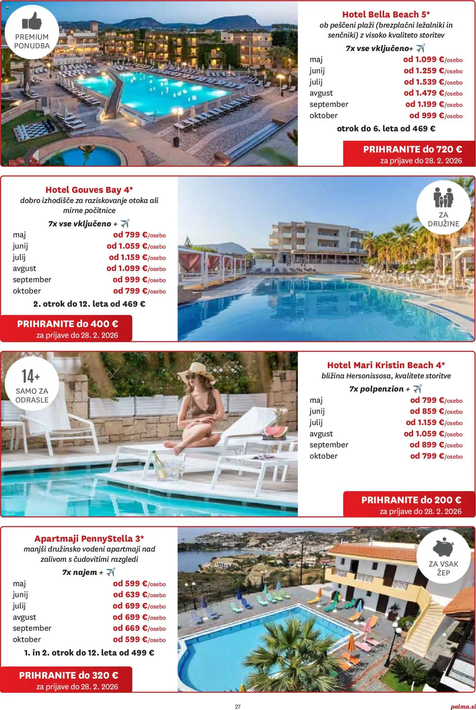 Novi Palma katalog ponudbe – veljaven od 01.01.2026 | Stran: 27