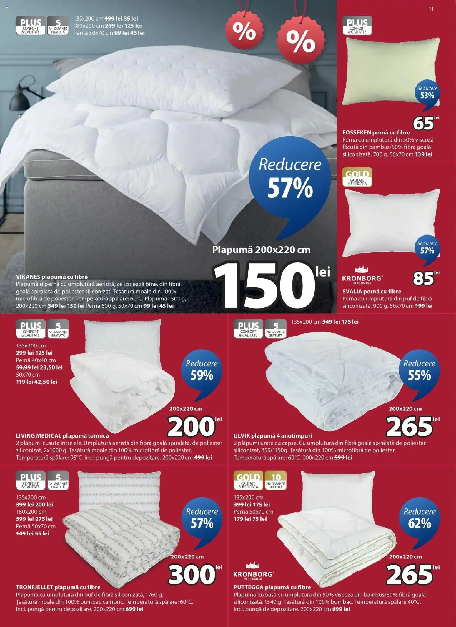 Noul catalog JYSK – valabil de la 01.01.2026 | Pagină: 11 | Produse: Pungă, Pernă, Plapumă