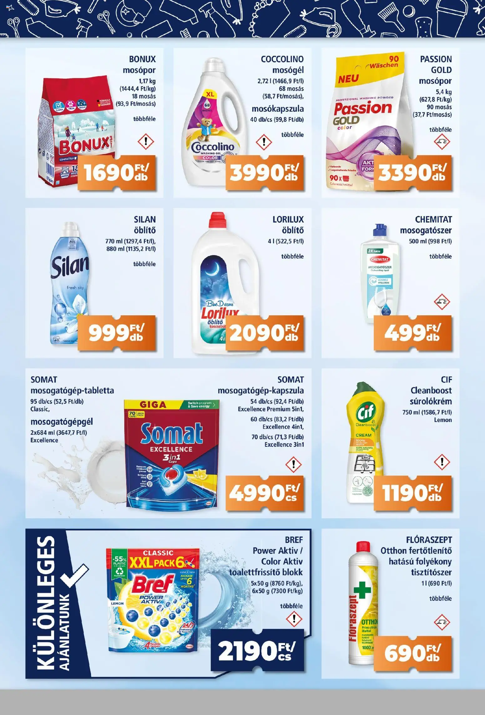 Goods Market akciós ujság - amely érvényes a következő dátumtól: 20.11.2025 | Oldal: 2 | Termékek: Mosókapszula, Öblítő, Mosópor, Citrom