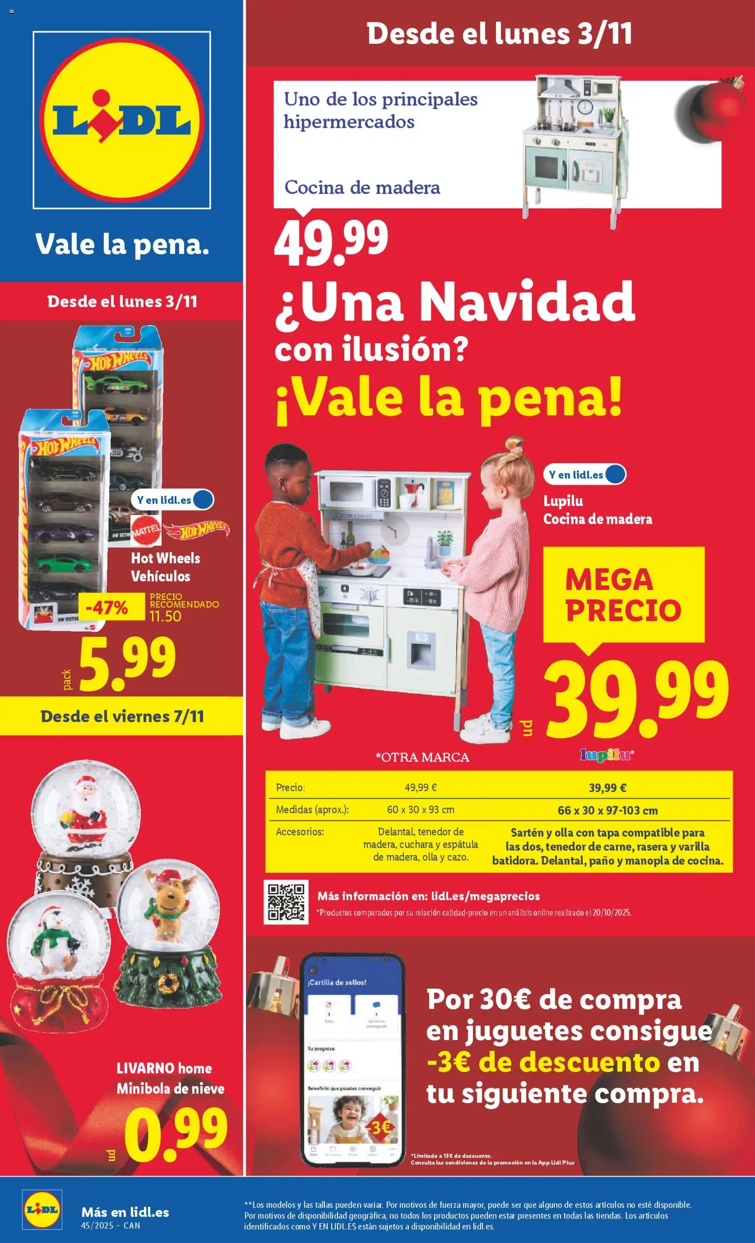 Lidl - Canarias  │ válido desde el 03.11.2025 | Página: 1 | Productos: Juguetes, Cocina
