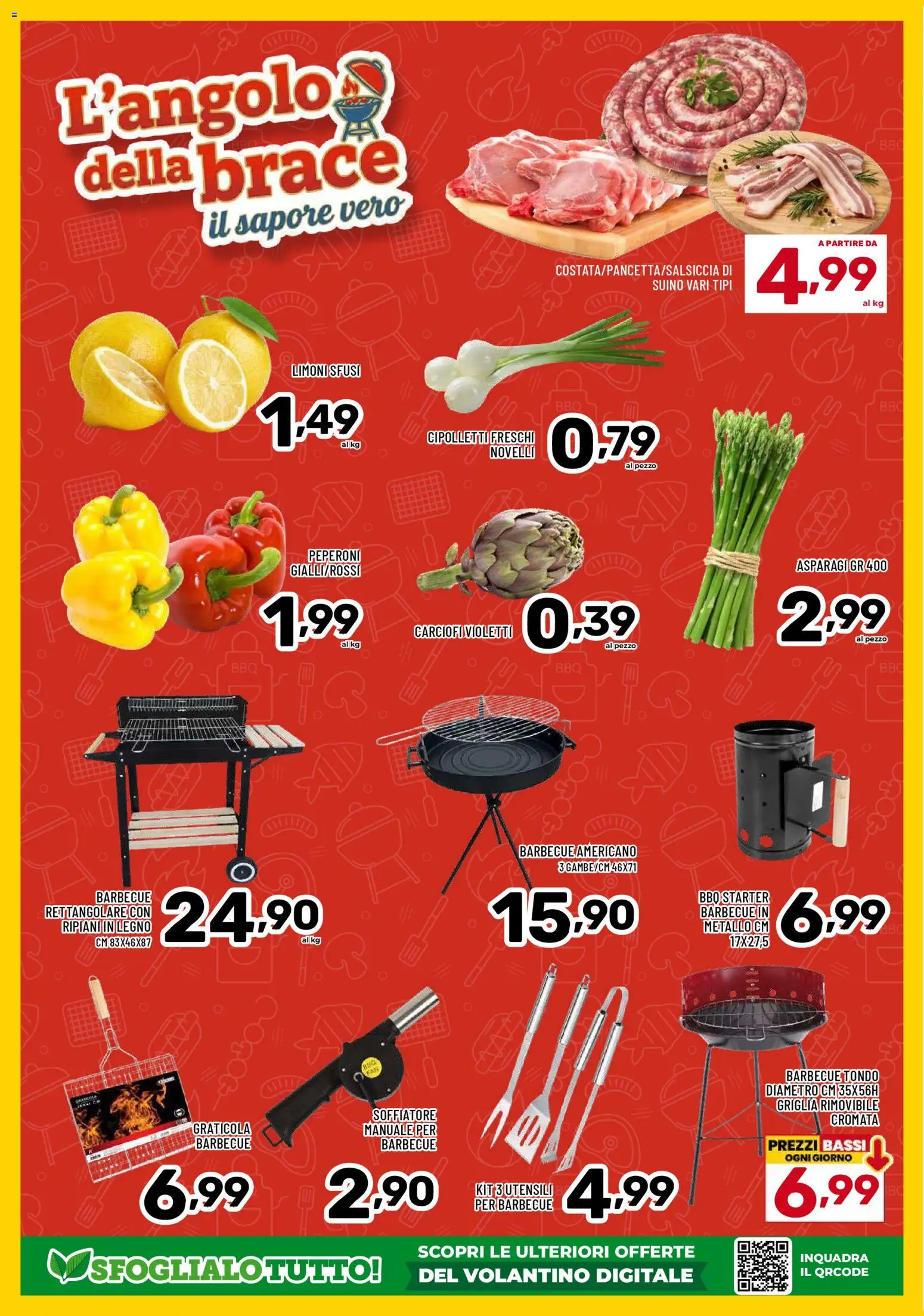 Volantino Il Centesimo del 17.04.2026 | Pagina: 14 | Prodotti: Peperoni, Carciofi, Asparagi, Griglia