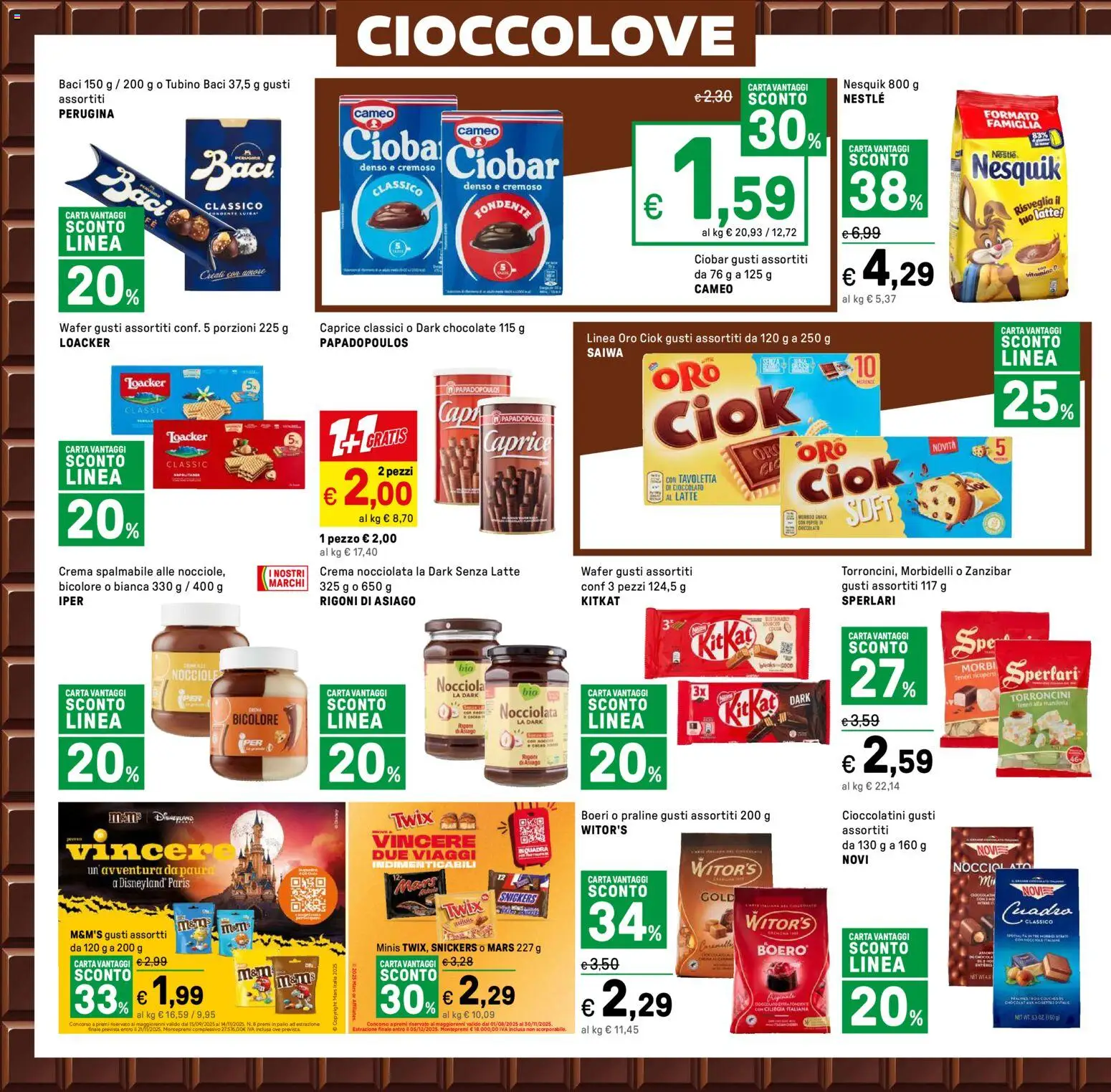 Volantino Iper del 24.10.2025 | Pagina: 14 | Prodotti: Crema, Cioccolato, The, Torroncini