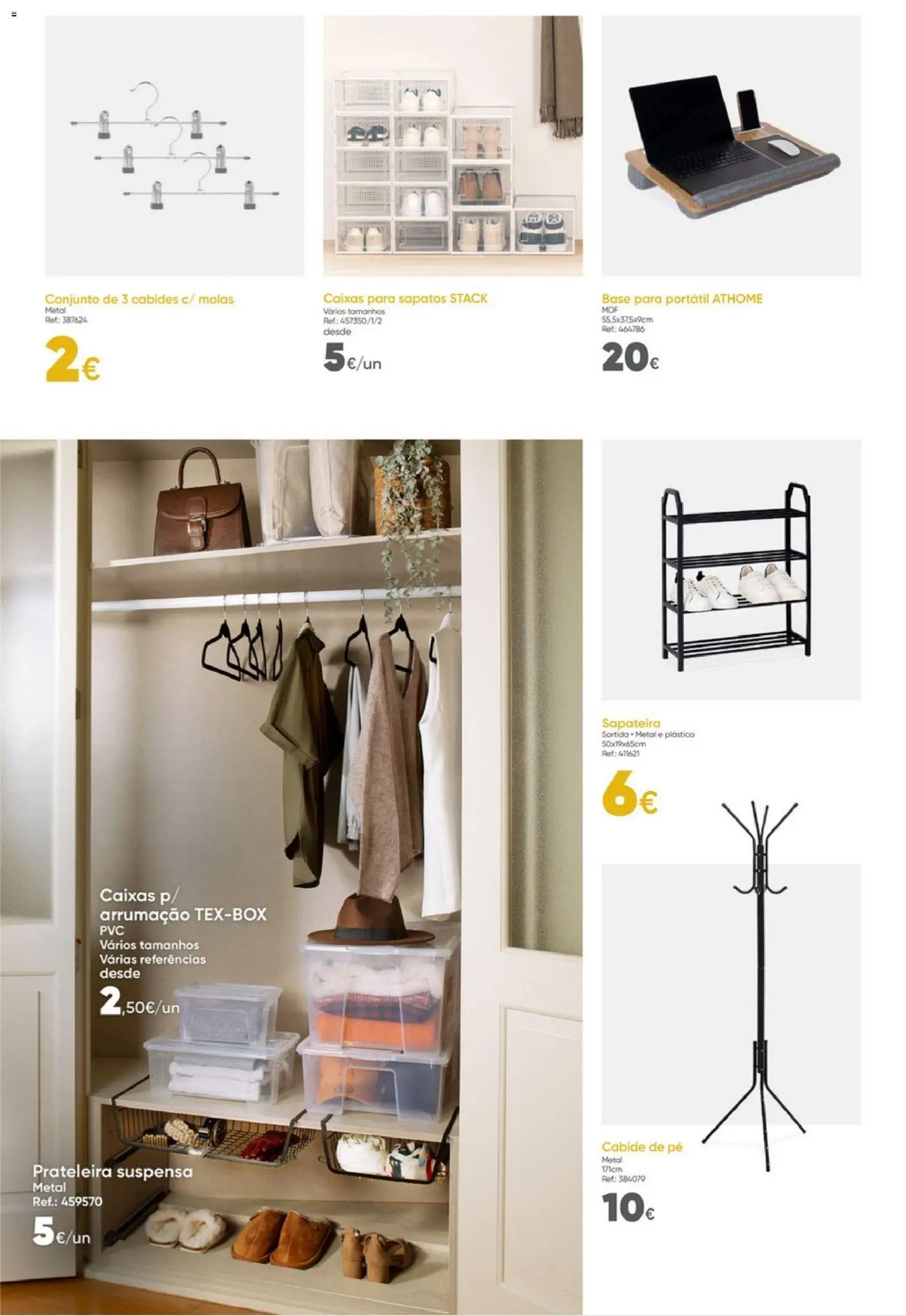 Hôma Catálogo │ válido de 13.02.2026 | Página: 24 | Produtos: Cabides, Base, Cabide, Sapateira