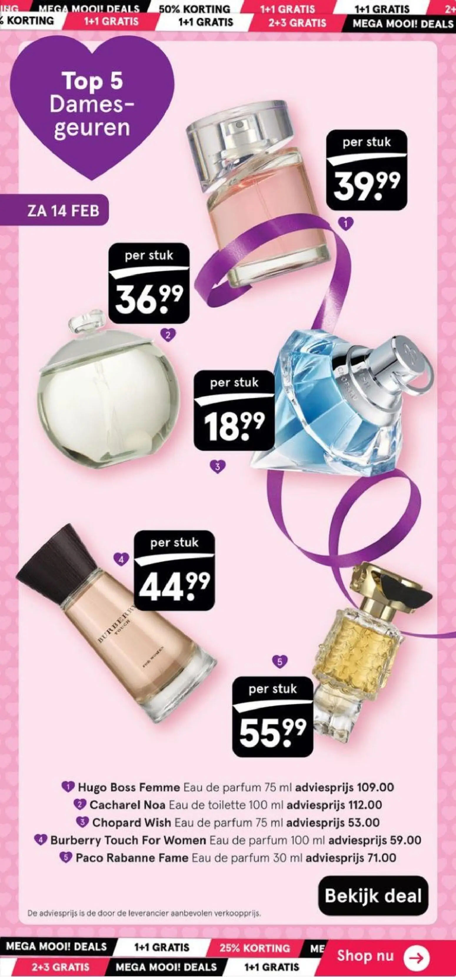 {H1} | Pagina: 21 | Producten: Geuren, Parfum, Eau de toilette