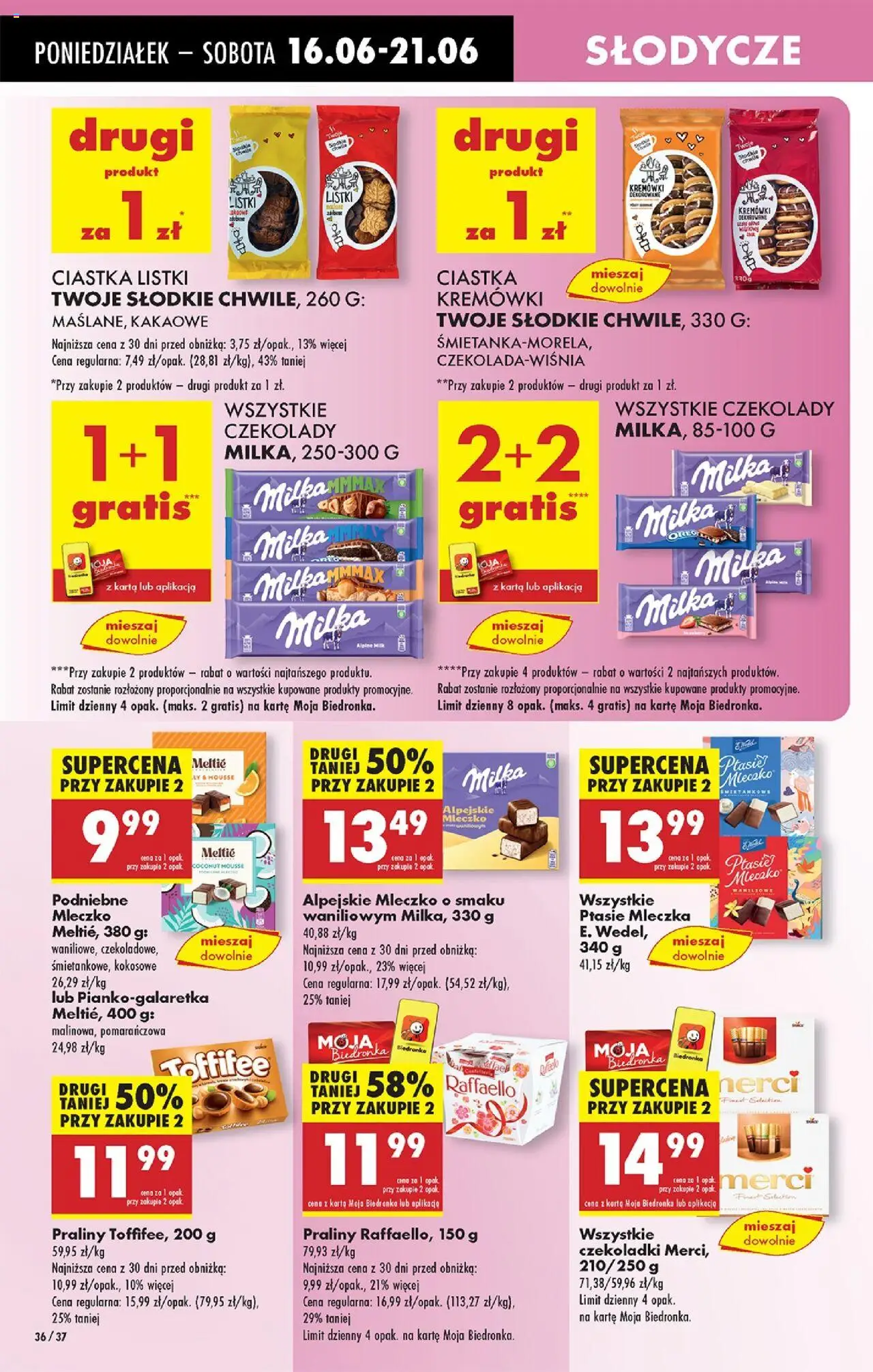 Biedronka gazetka od 16.06.2025 | Strona: 52 | Produkty: Nescafe, Kawa rozpuszczalna, Baton, Sos