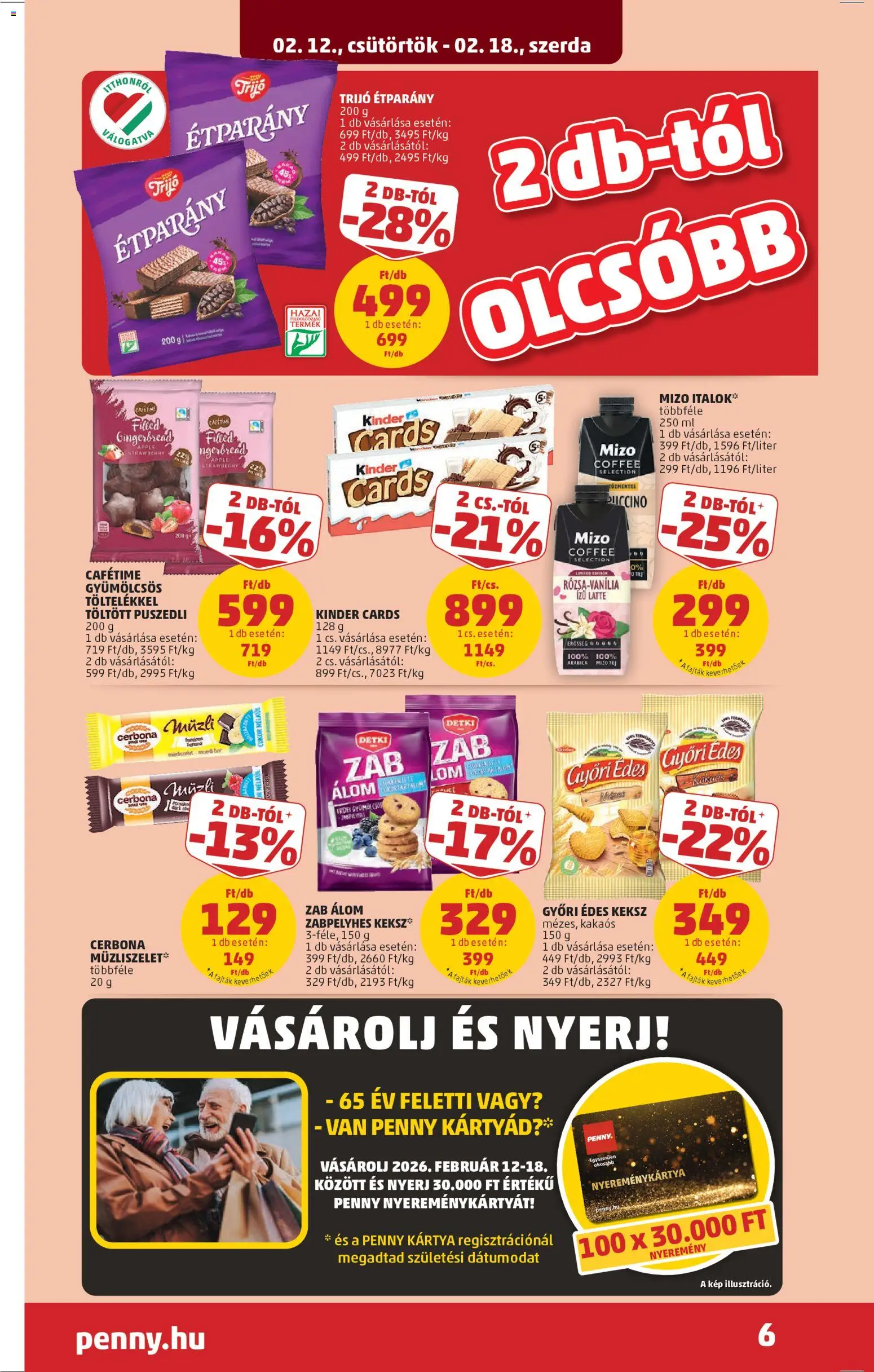 PENNY akciós ujság - amely érvényes a következő dátumtól: 12.02.2026 | Oldal: 8